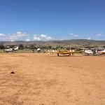 Flugplatz in Afrika